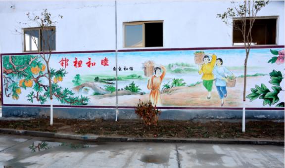 石阡乡镇文化墙 乡风文明焕发新活力