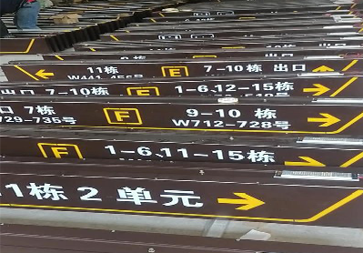 石阡广告标识中，常见的几种安装方式。